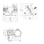 Αλλαντομηχανή Λεπίδα 330mm PALLADIO 330 SRM-PALLADIO 330